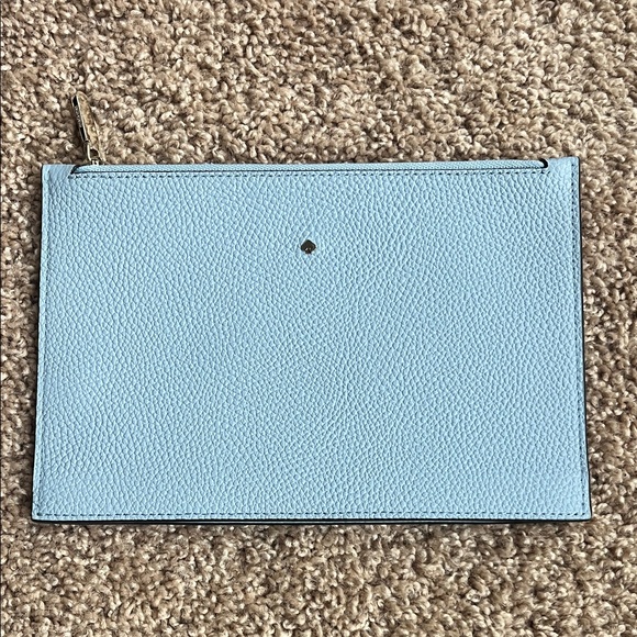 kate spade Handbags - Kate Spade Light Blue Leather Pouch